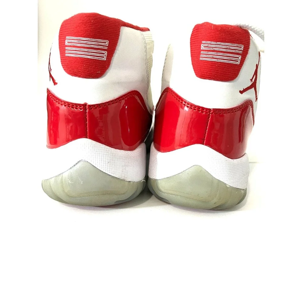 Nike Air Jordan 11‎ Retro Cherry 2022 White Varsity Red Men's Size 10 CT8012-116